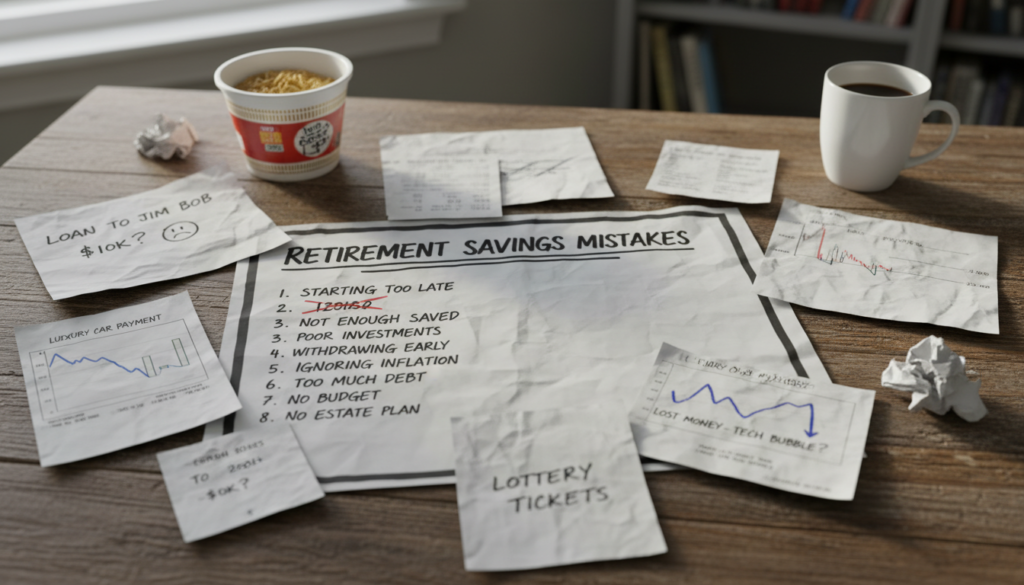 Costly Retirement Savings Mistakes That Can Damage Your Financial Stability