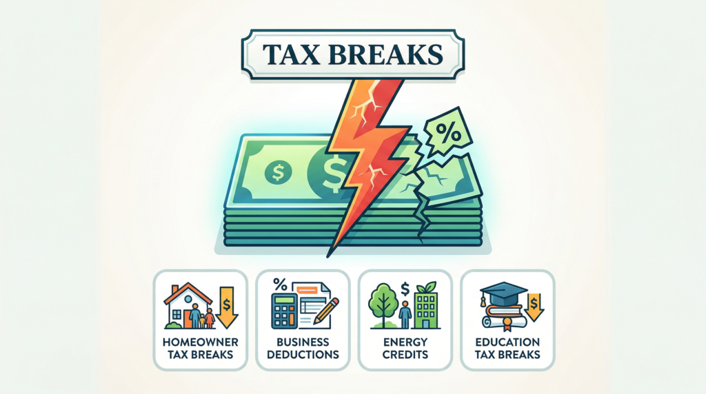 Tax Breaks Explained: Types, How They Work, and Easy Ways to Lower Your Tax Bill