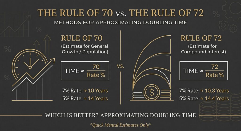 Rule of 70 vs. Rule of 72: Which Formula is Better for Investors?