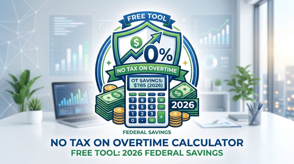 No Tax on Overtime Calculator (Free Tool): 2026 Federal Savings