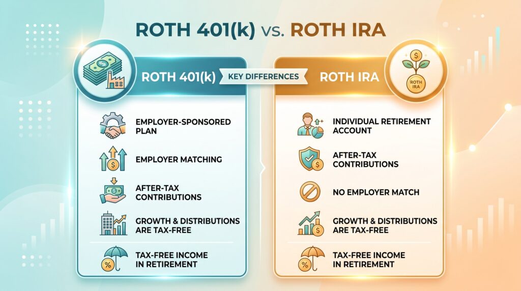 Roth 401(k) vs. Roth IRA: How to Choose the Right Roth Account in 2026