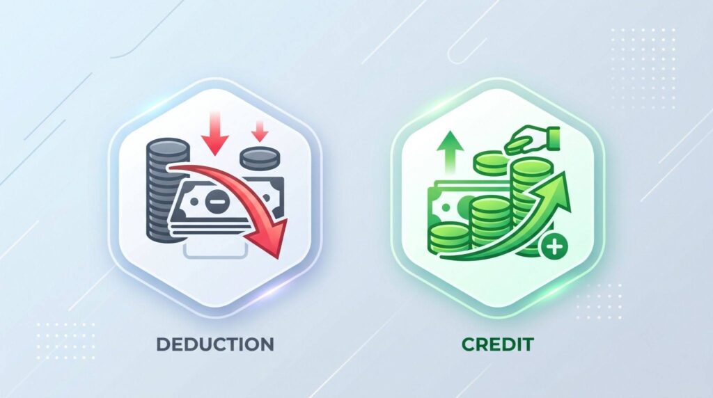 Maximize Your Refund: What is the Key Difference Between a Deduction and a Credit?